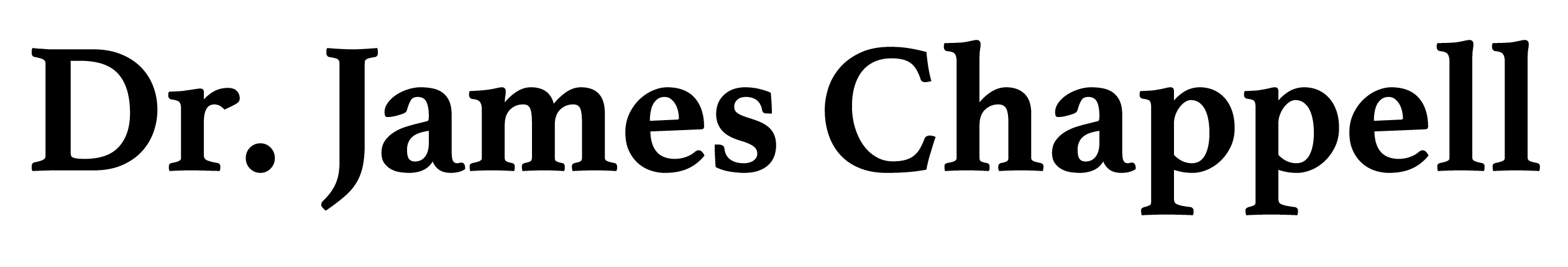 DrJamesChappell.com Logo